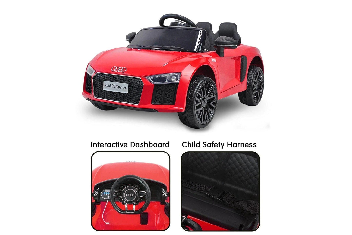 Ride on Audi R8 Spyder - Red