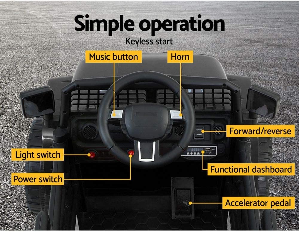 Ride on Jeep - Black