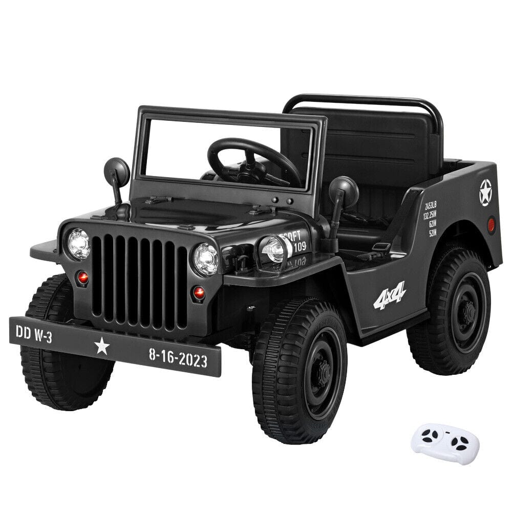 Ride on Military Jeep - Black