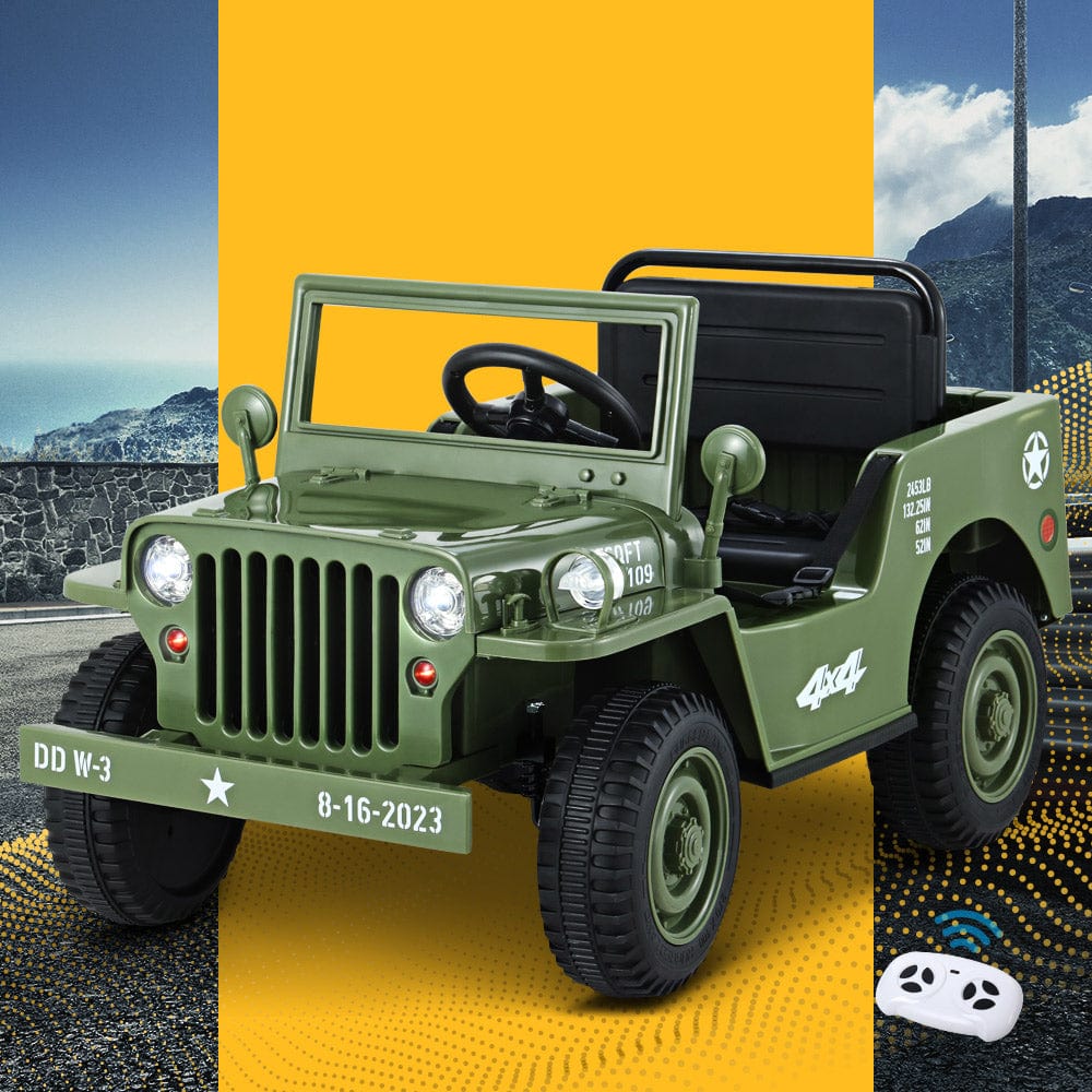 Ride on Military Jeep - Green
