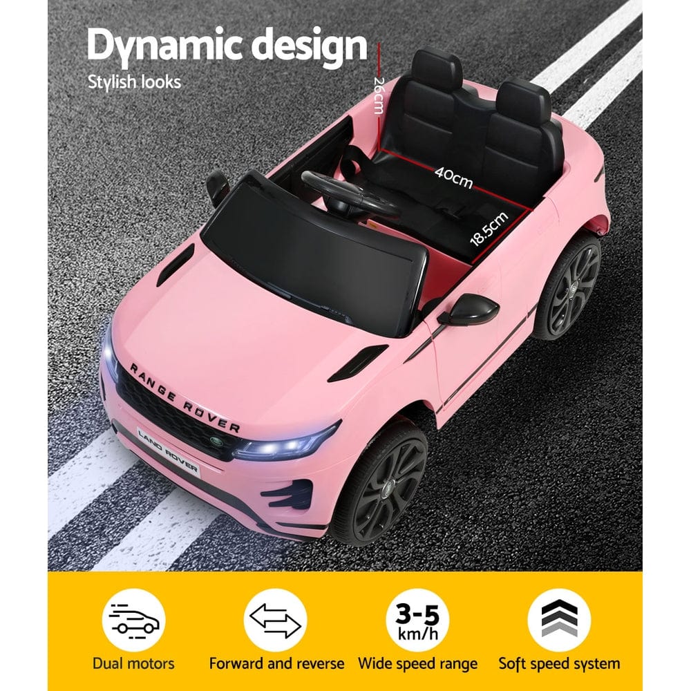 Ride on Range Rover Evoque - Pink