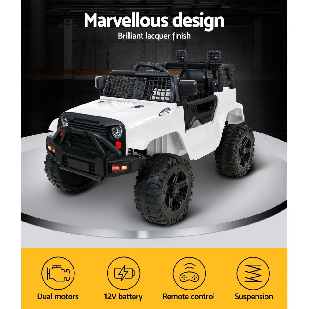 Ride on Jeep - White