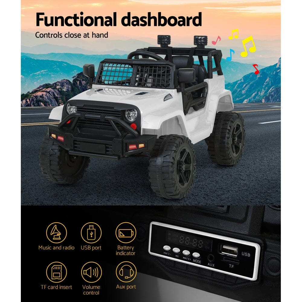 Ride on Jeep - White