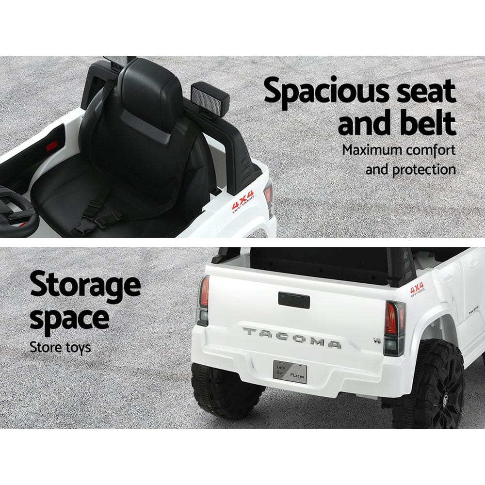 Ride on Toyota Tacoma - White