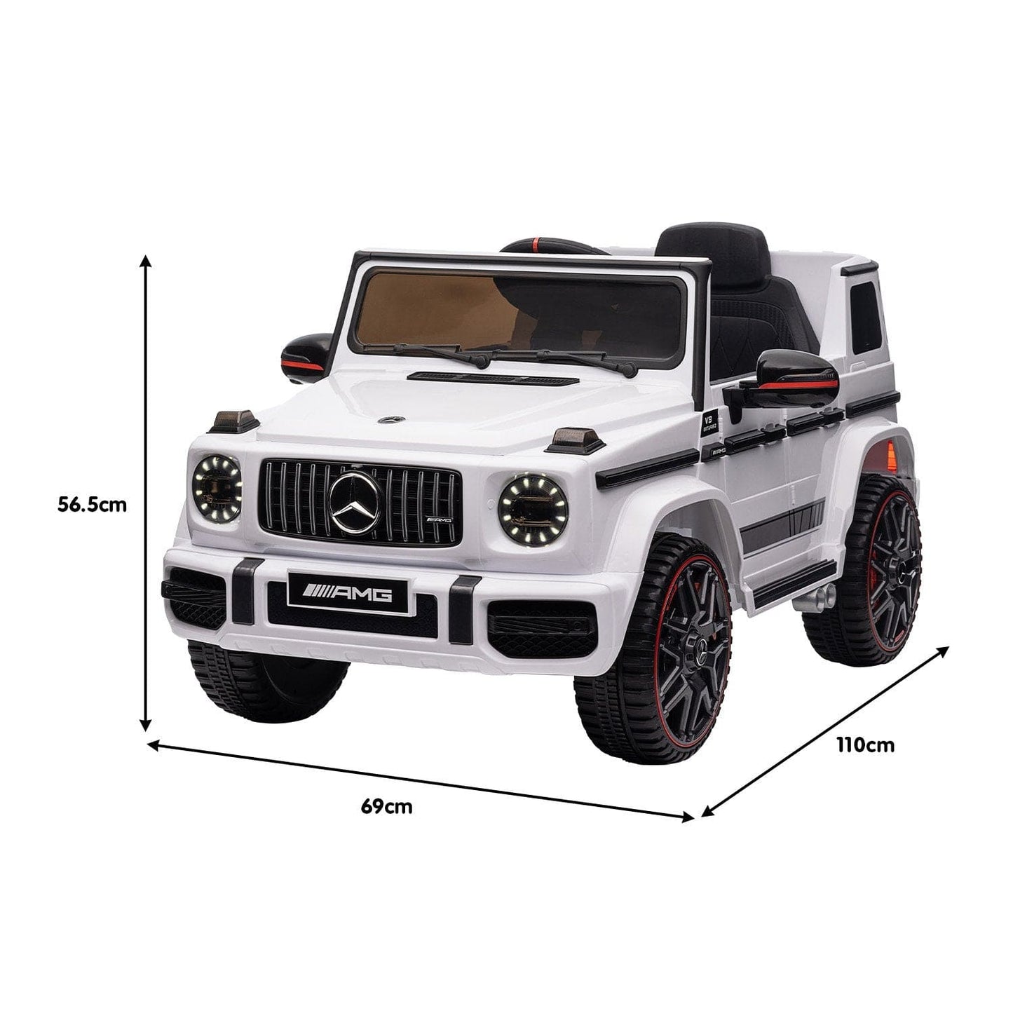 Ride on Mercedes Benz AMG G63 - White