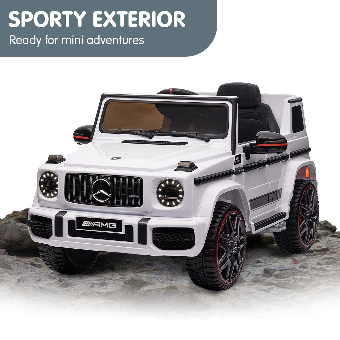 Ride on Mercedes Benz AMG G63 - White