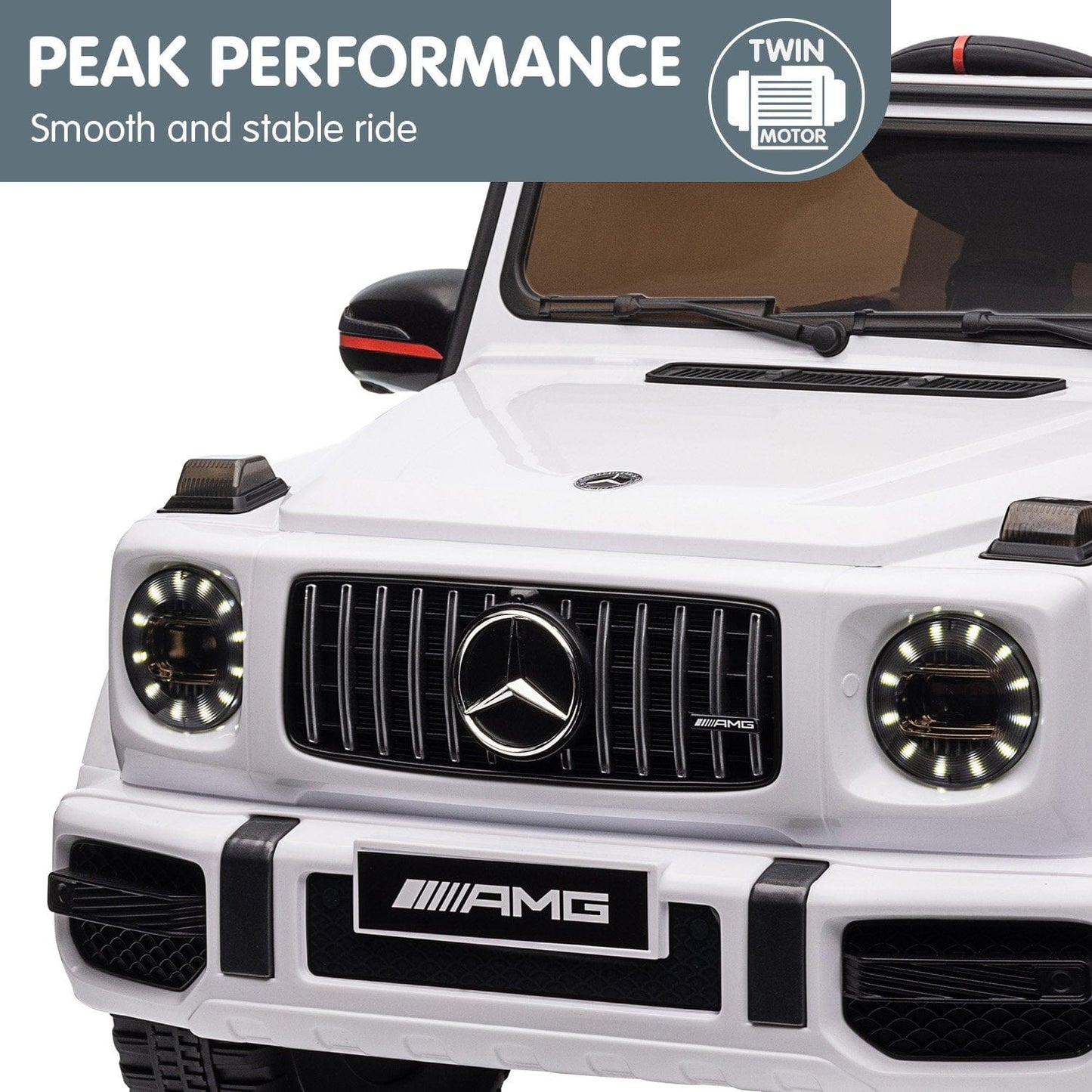 Ride on Mercedes Benz AMG G63 - White