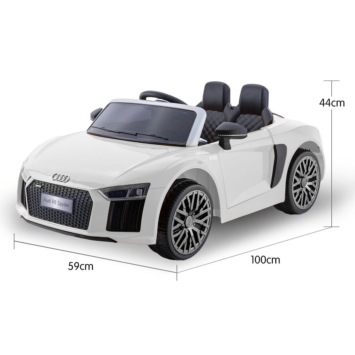 Ride on Audi R8 Spyder - White