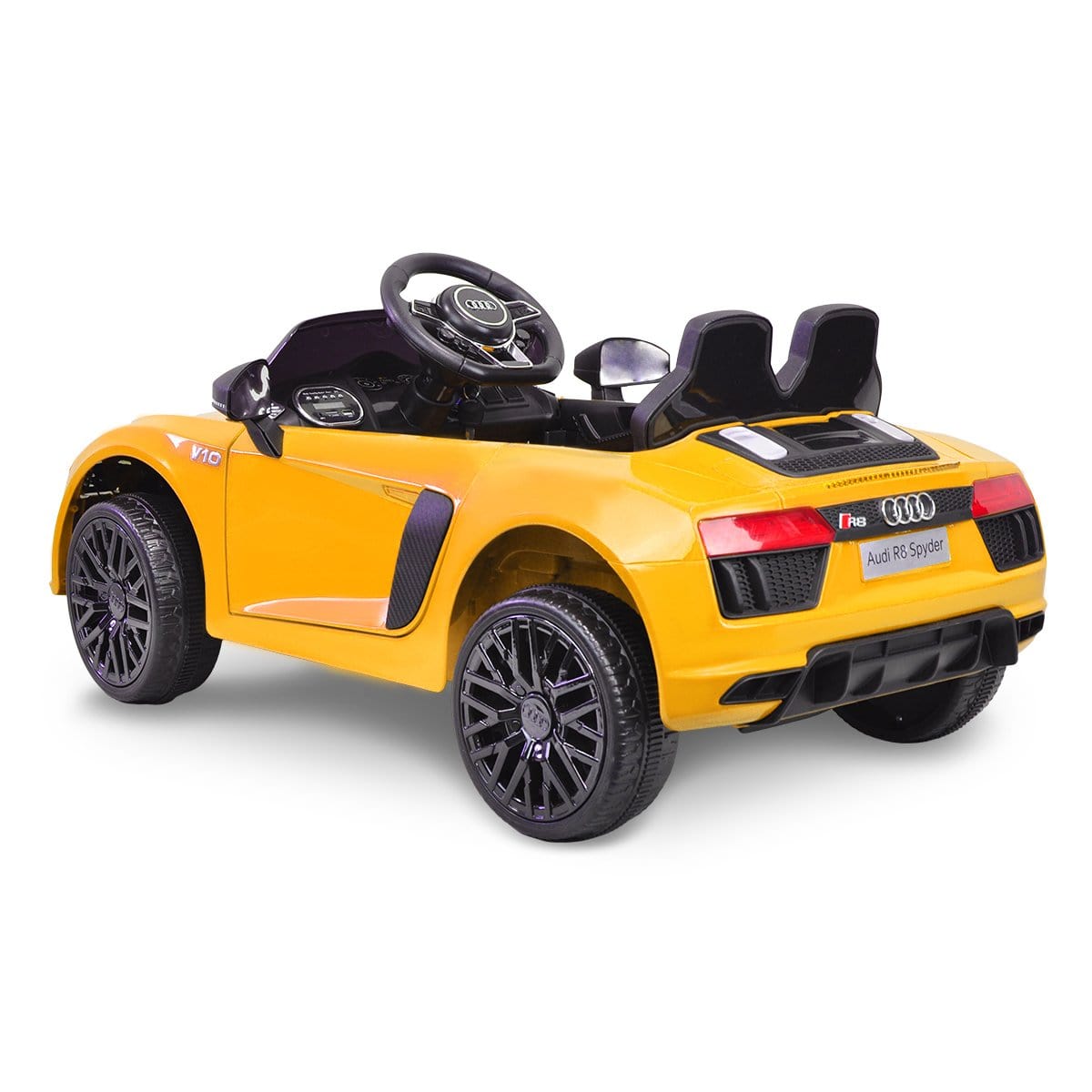 Ride on Audi R8 Spyder - Yellow