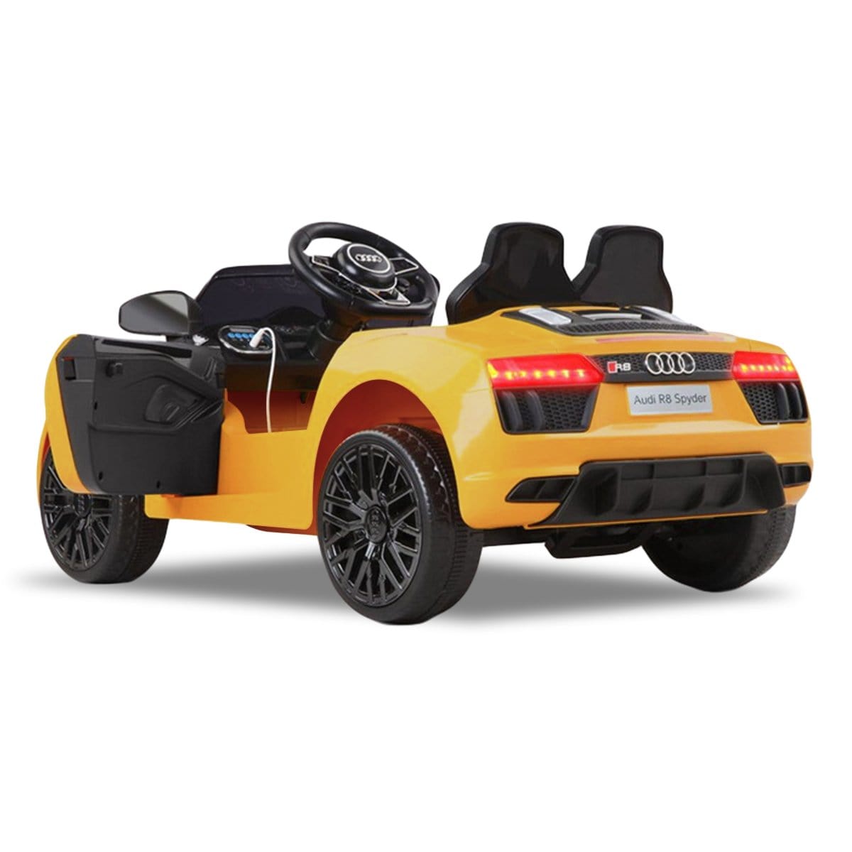 Ride on Audi R8 Spyder - Yellow
