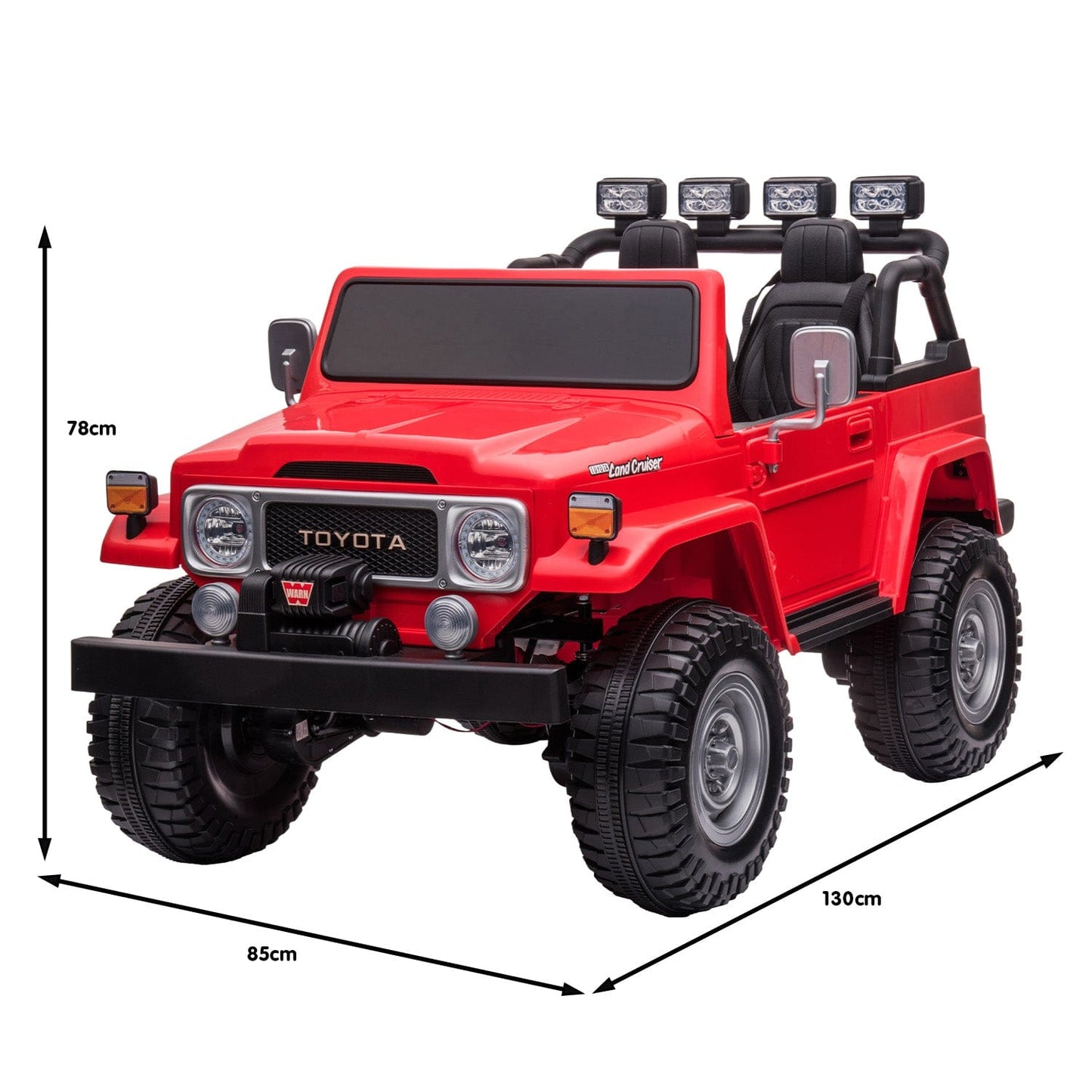 Ride on Toyota Land Cruiser FJ 40 - Red