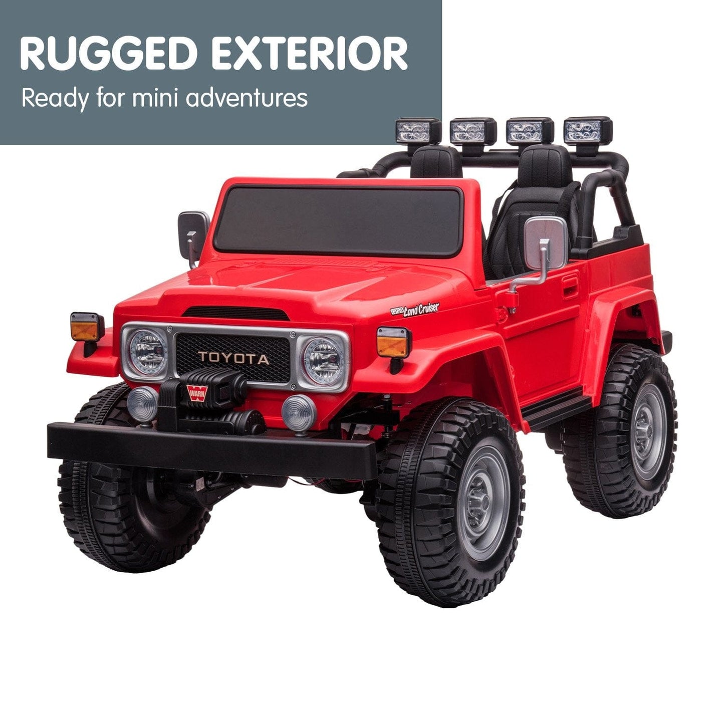 Ride on Toyota Land Cruiser FJ 40 - Red