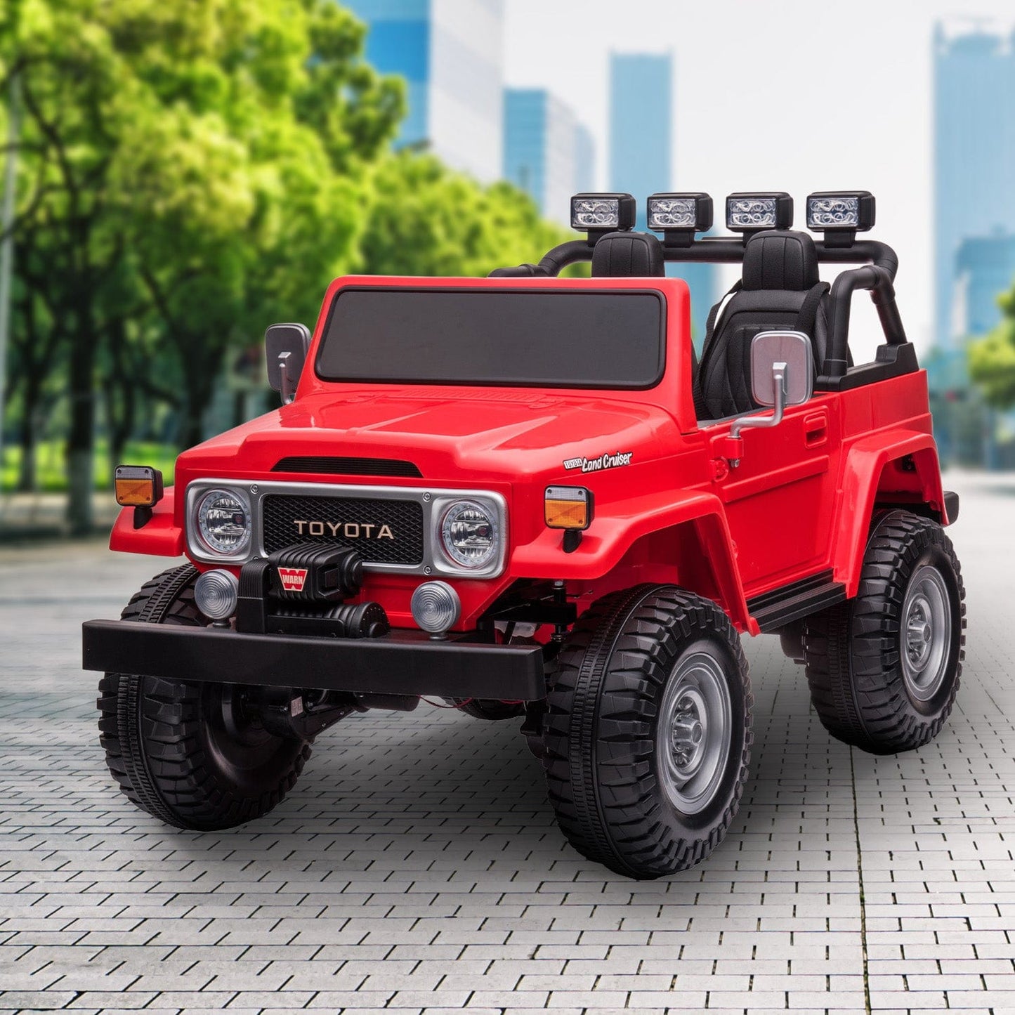 Ride on Toyota Land Cruiser FJ 40 - Red