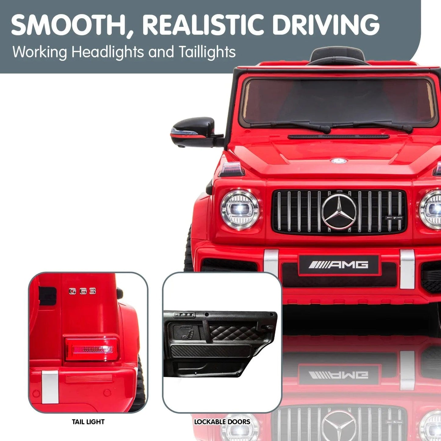 Ride on Mercedes Benz AMG G63 - Red