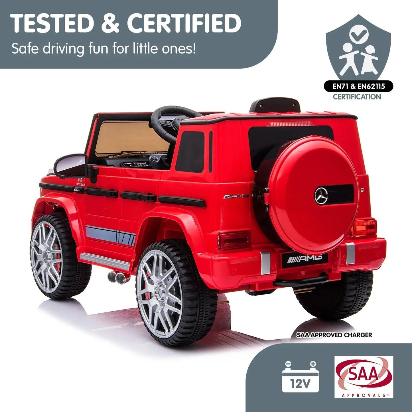 Ride on Mercedes Benz AMG G63 - Red
