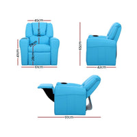Toddler Recliner Chair - Blue