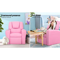 Toddler Recliner Chair - Pink