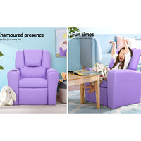 Toddler Recliner Chair - Purple
