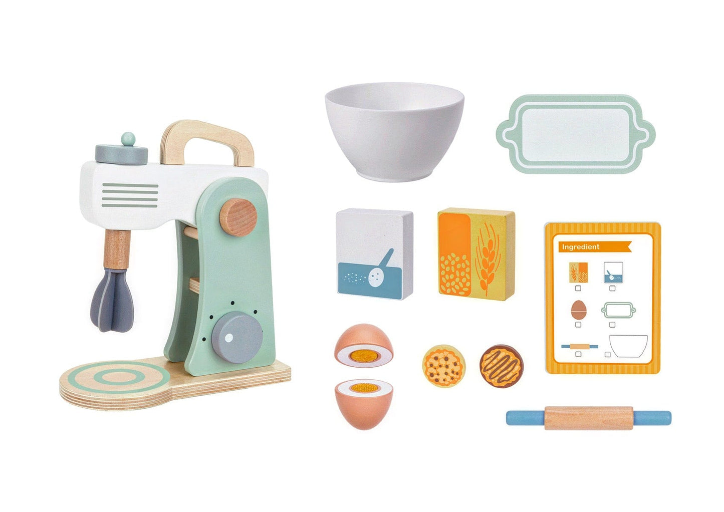 Deluxe Wooden Baking Set