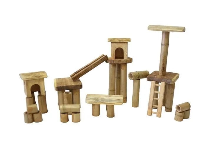 Bamboo Building set with Little House