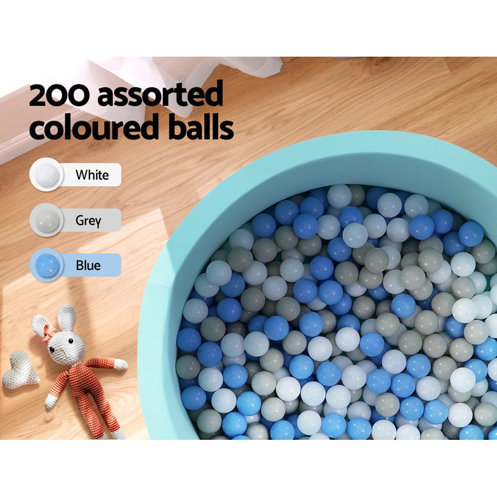 Toddler Foam Ball Pit Set - Aqua