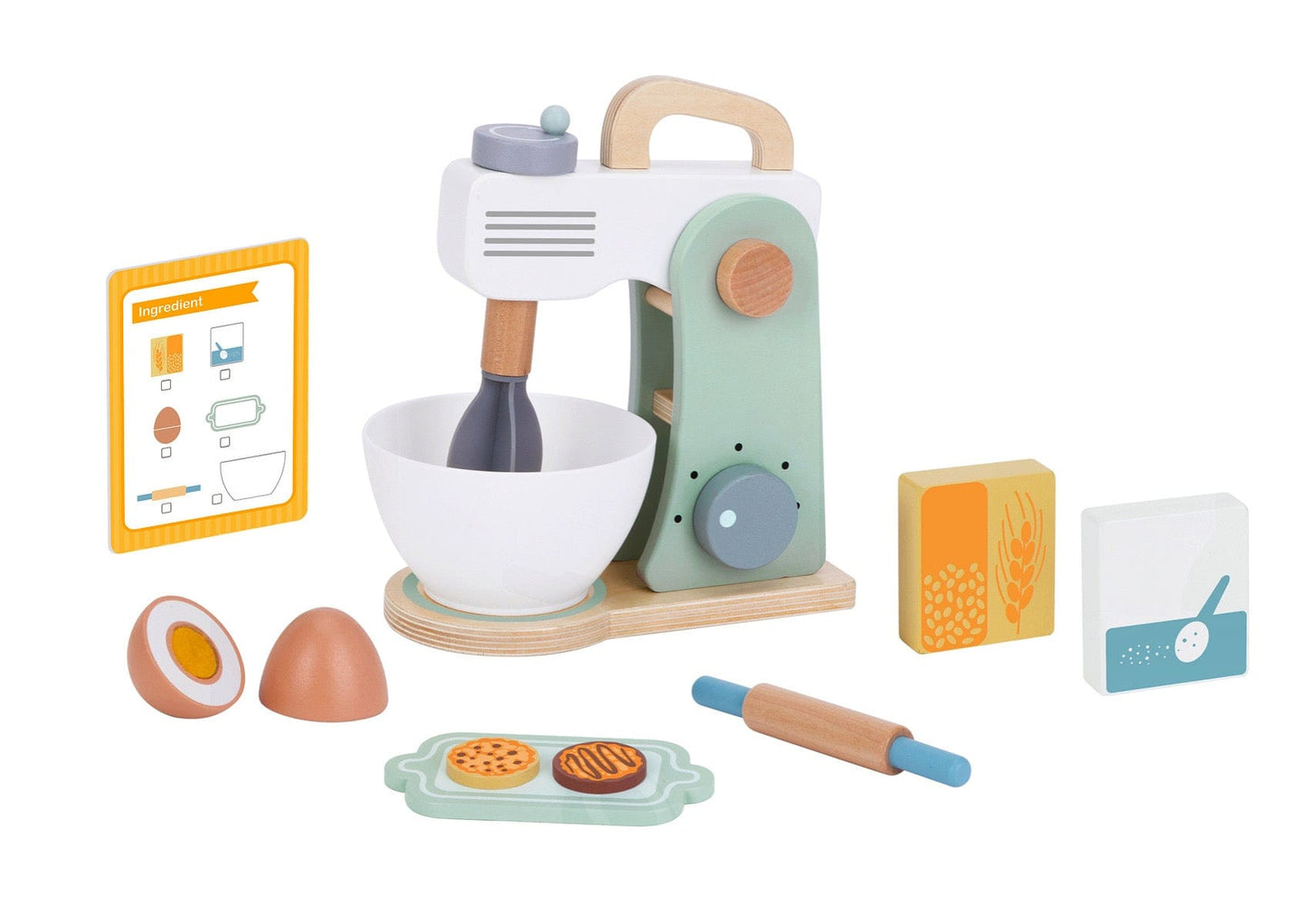 Deluxe Wooden Baking Set