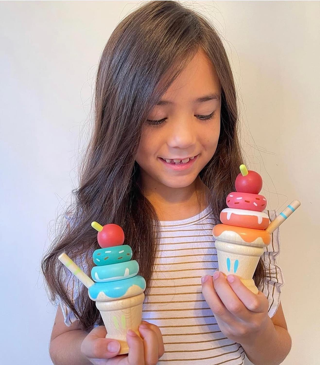 Wooden Stacking Ice-cream Sundae