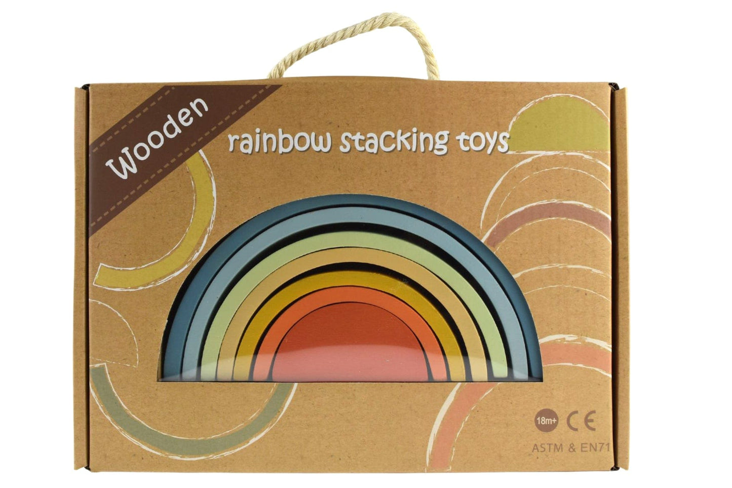 Wooden Stacking Rainbow