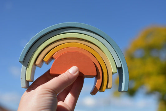 Wooden Stacking Rainbow