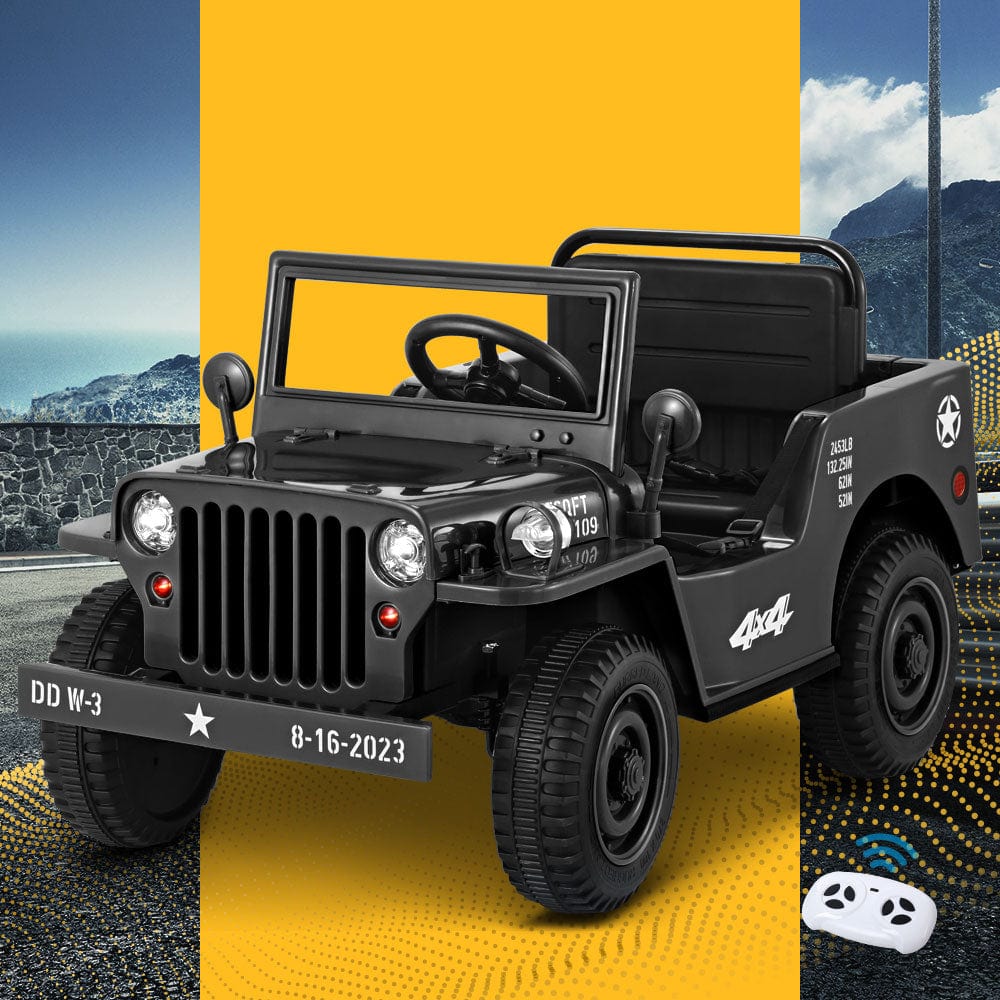 Ride on Military Jeep - Black