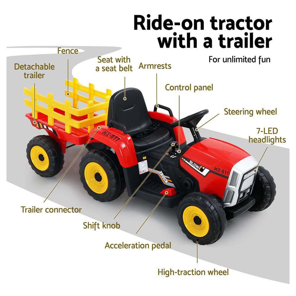 Ride on Tractor - Red