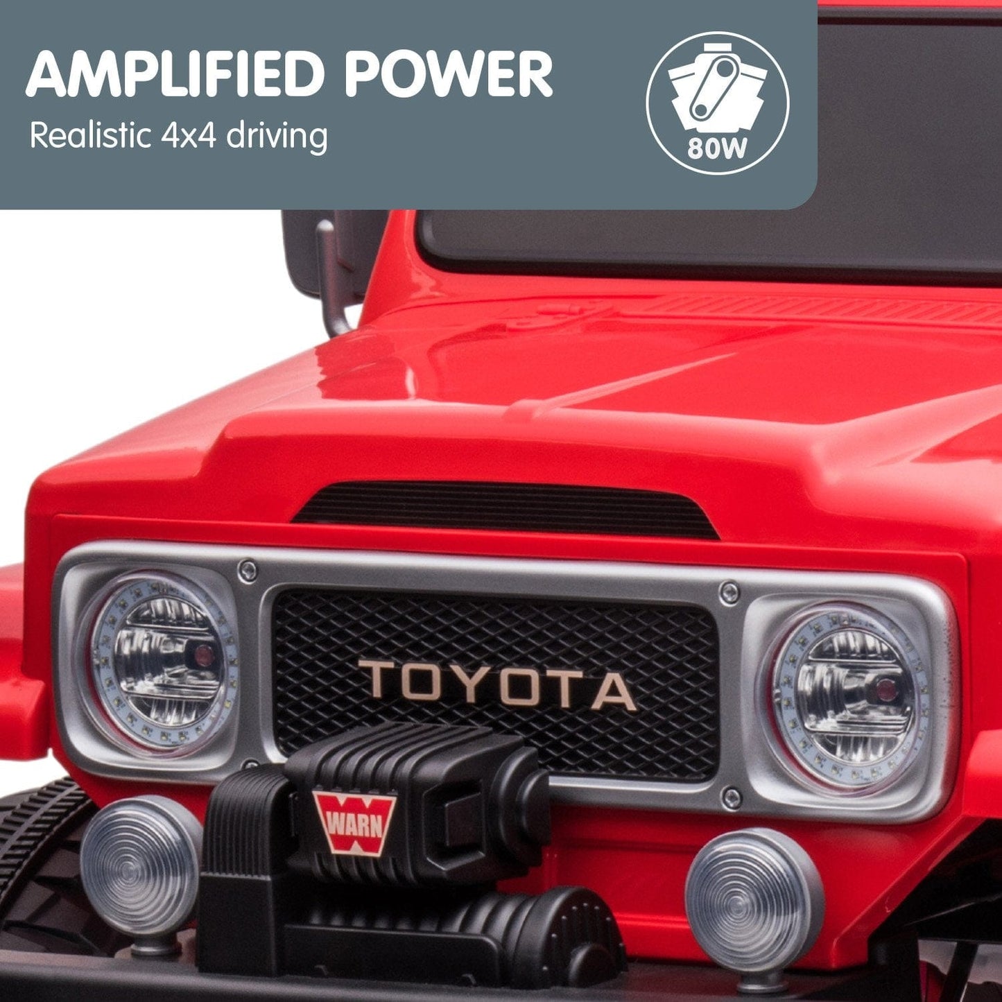 Ride on Toyota Land Cruiser FJ 40 - Red
