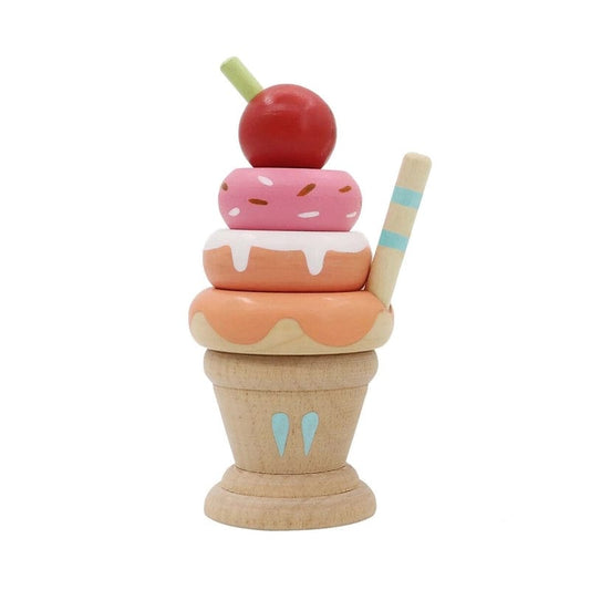 Wooden Stacking Ice-cream Sundae