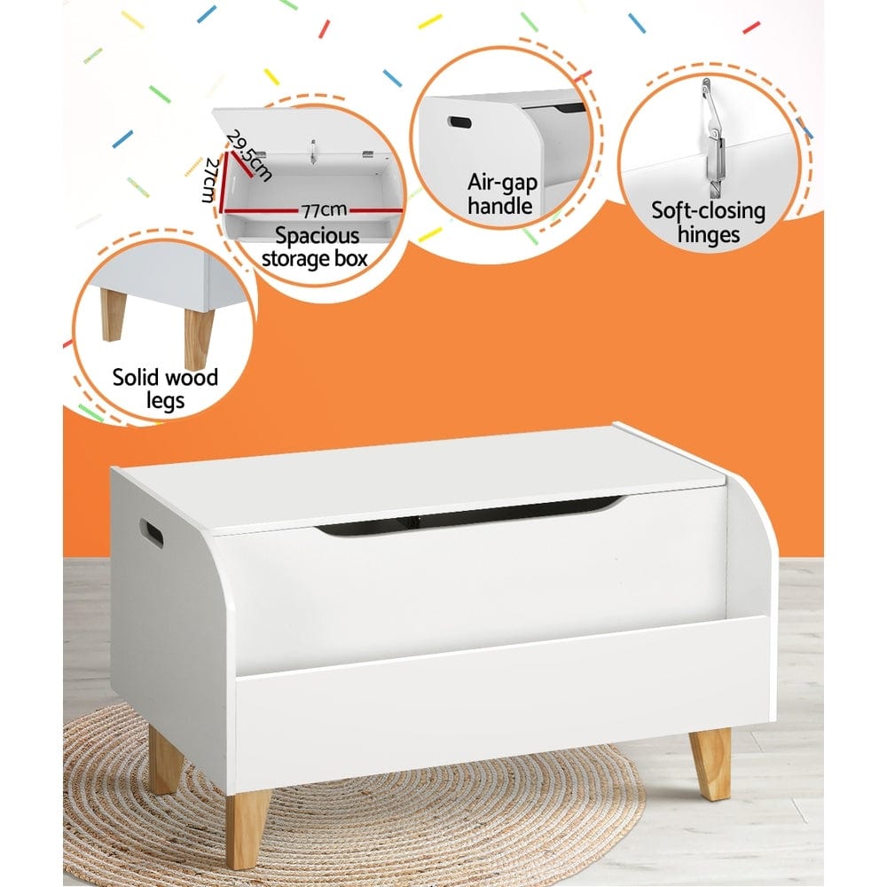 Kids Storage Box - White