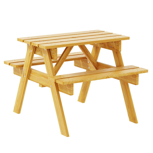 Kids Picnic Table - Natural