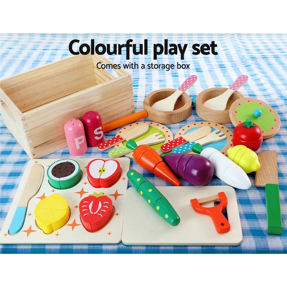 Pretend Play Food Kitchen Wooden