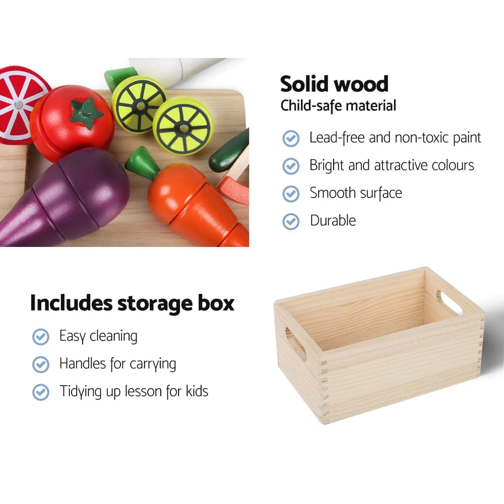 Pretend Play Food Kitchen Wooden