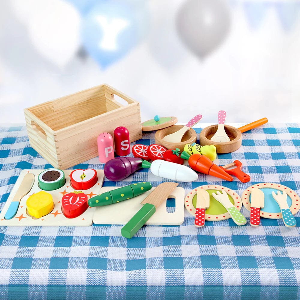 Pretend Play Food Kitchen Wooden