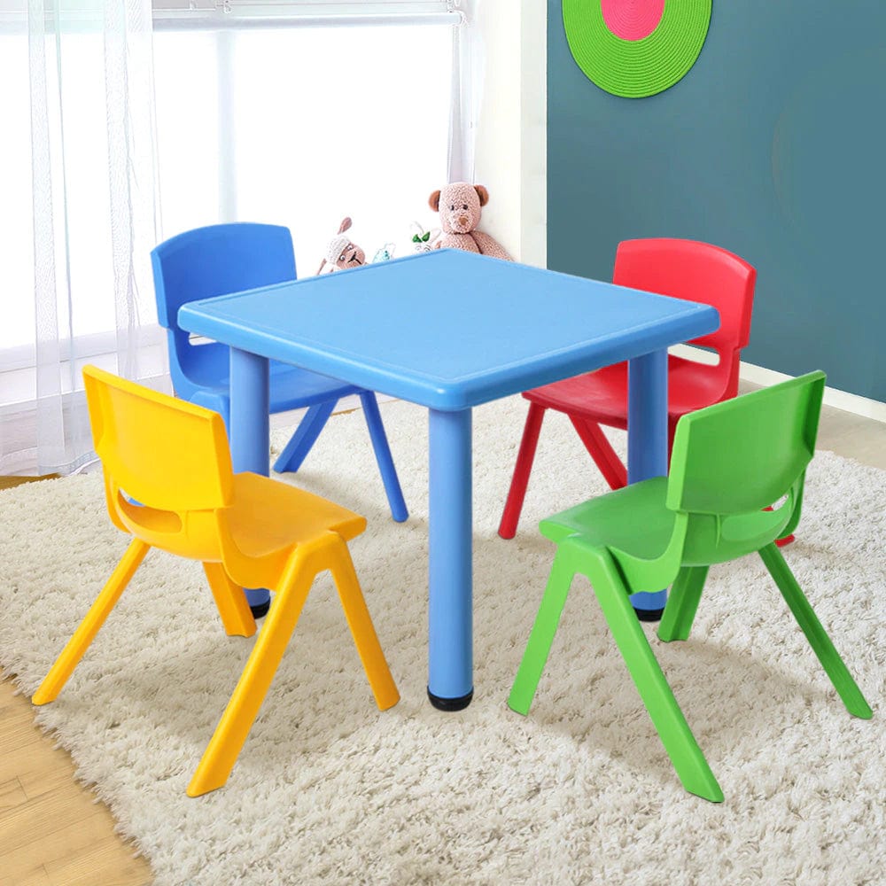 Kids 5-piece Table and Chairs - Multi Colour